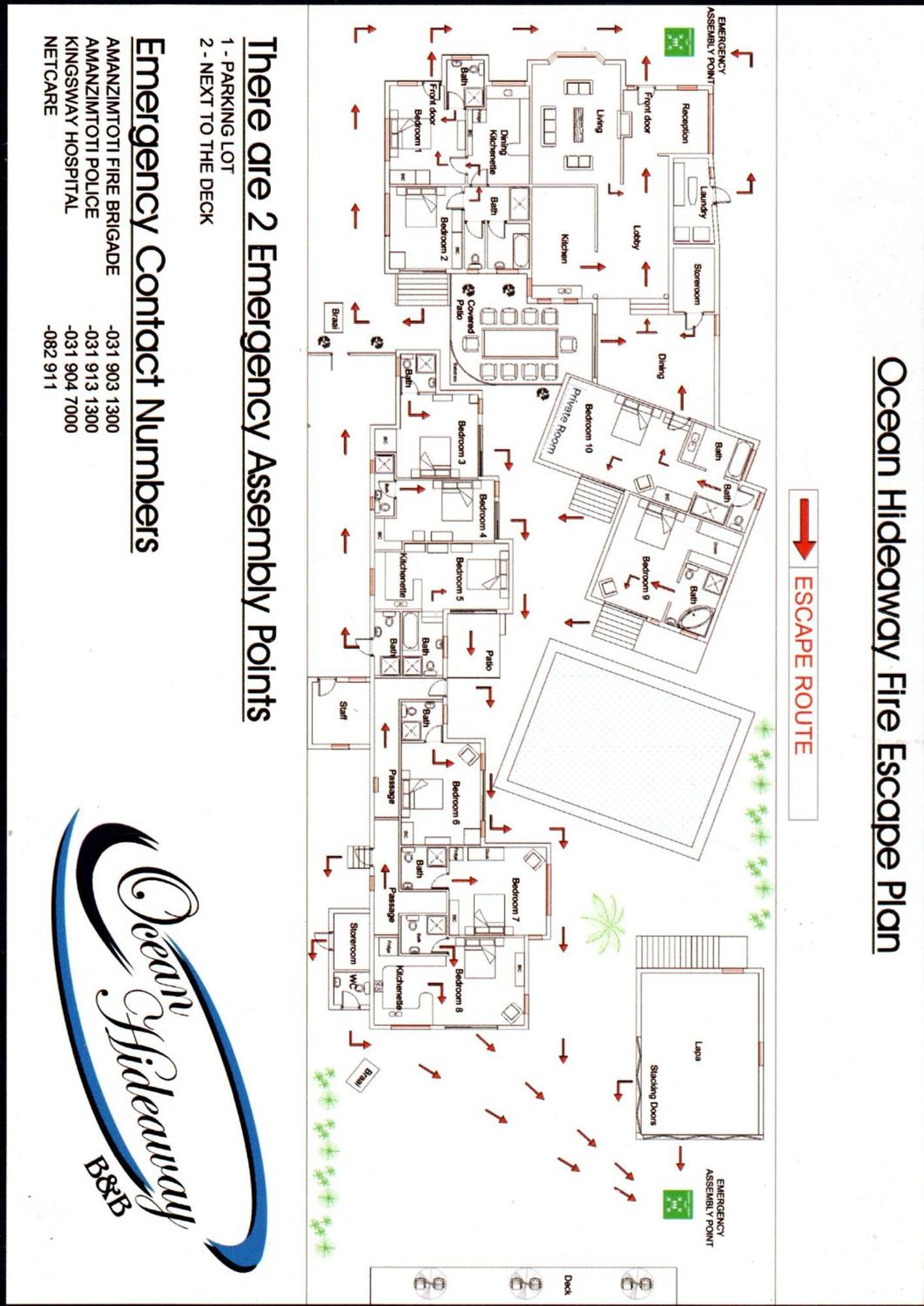 Ocean Hideaway Bed And Breakfast Amanzimtoti Exterior foto
